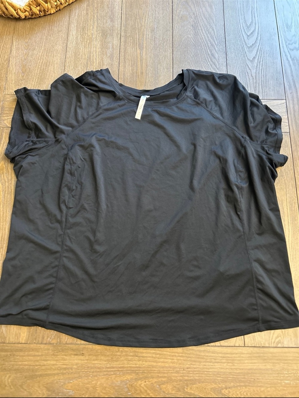 Fabletics Black Short-Sleeve Performance Tee